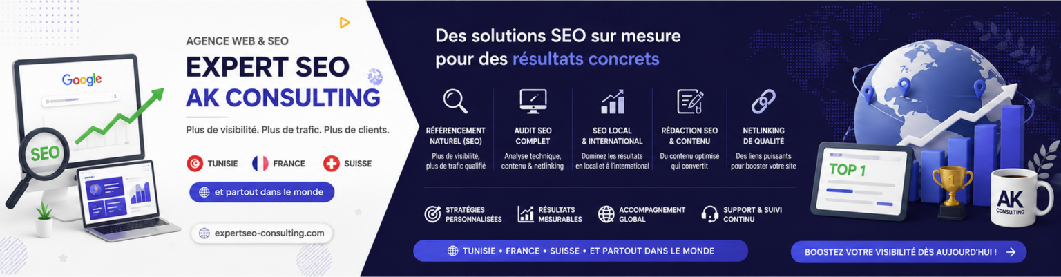 Agence EXPERT-SEO-AK-CONSULTING